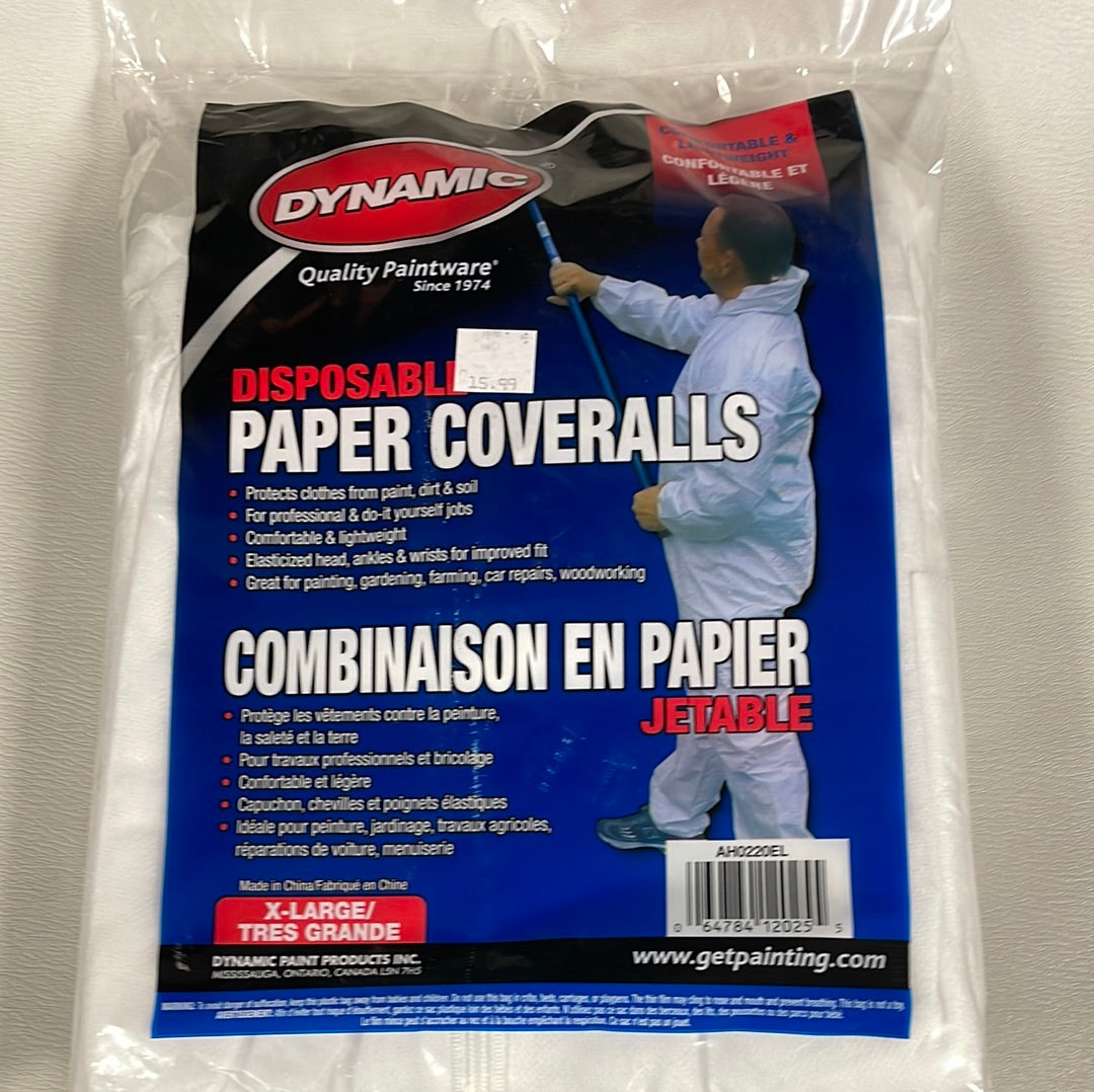 Dynamic Large Disposable Paper Coveralls – High Park Paints